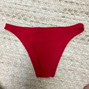 Aerie Red Bikini Bottoms